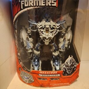 Megatron Action Figure - Silver and Blue